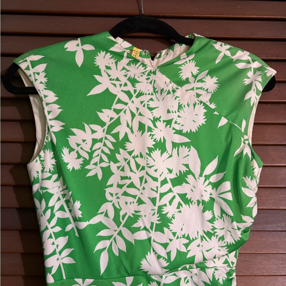 Green Vintage Hawaiian Maxi Dress - Picture 3 of 5